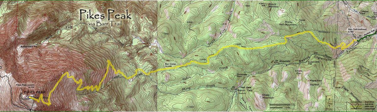 Barr Trail Trail Map  Fluid 