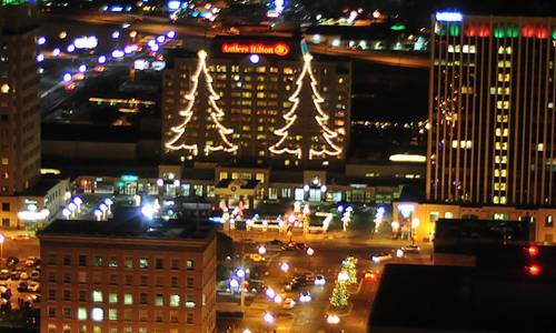 holiday lights in Colorado Springs